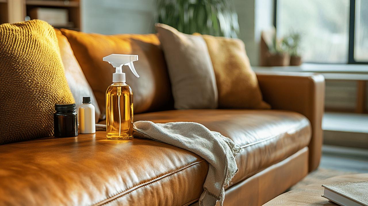 Comment enlever une mauvaise odeur sur un canape en cuir avec des lingettes professionnelles